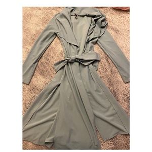 Lightweight trench coat dress